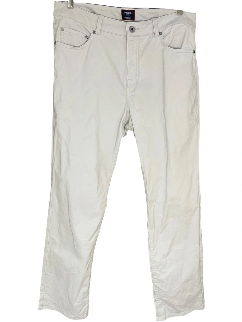 UNTUCKit 5-Pocket Chino Straight Fit Pants Gray